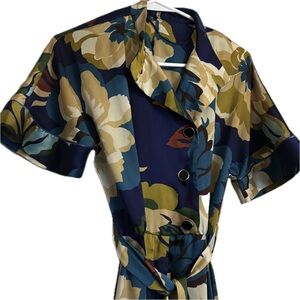 Floral Button-Up Jumpsuit (Zara)